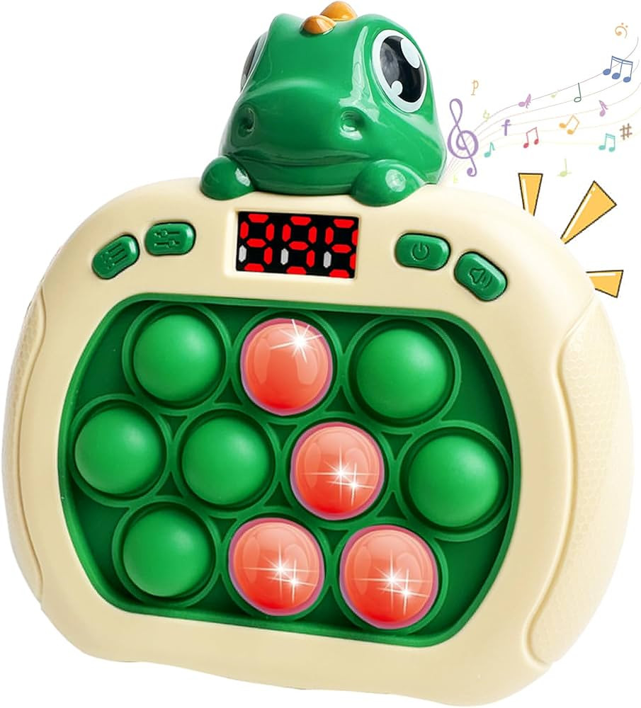 Easter Dinosaur Quick Push Bubble Game,Pop Fidget Light up Puzzle Game Sensory Toys,Easter Basket... | Amazon (US)