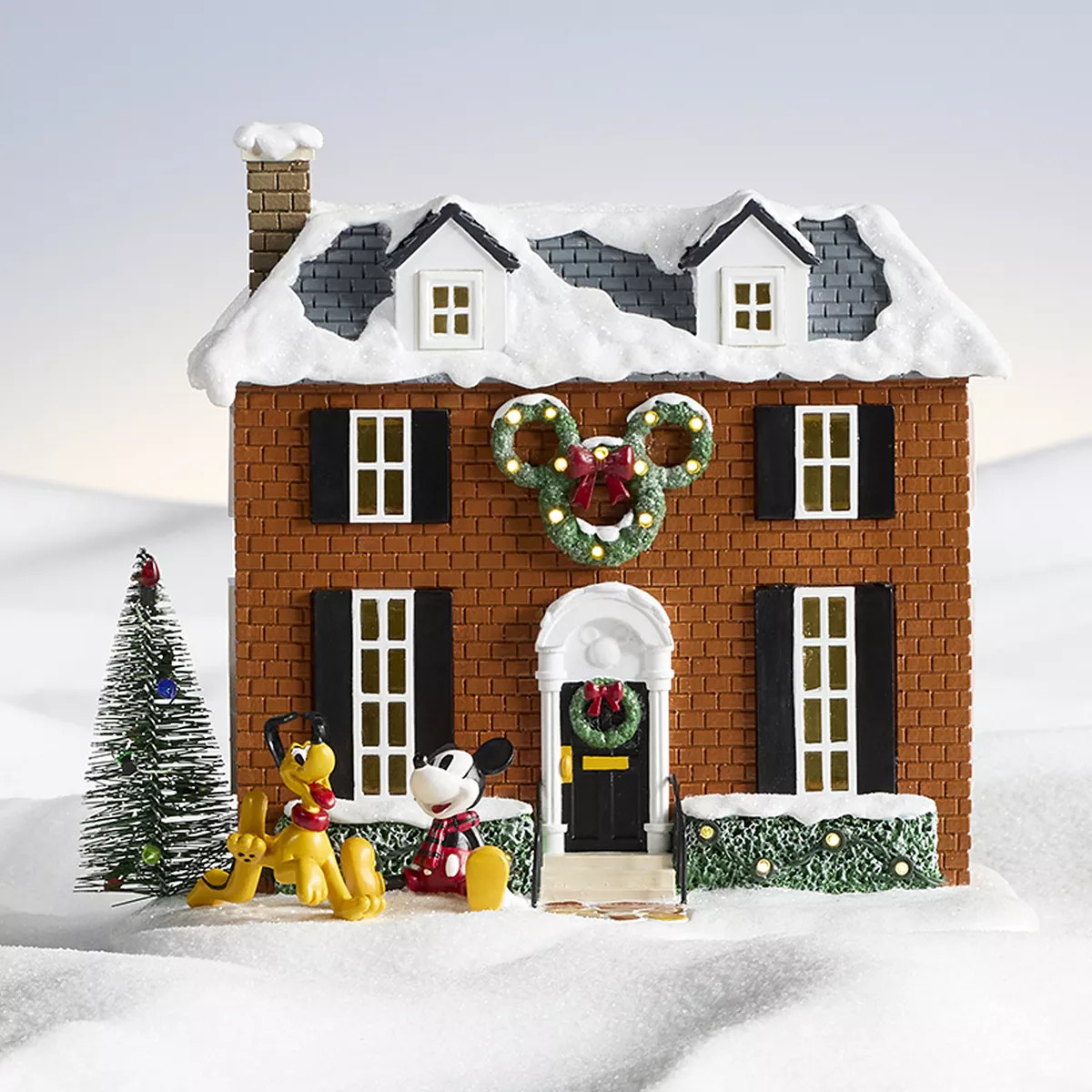 Disney's Mickey Mouse Mickey's Holiday House Village Accessory Table Decor by St. Nicholas Square... | Kohl's