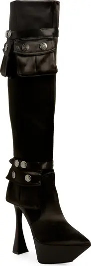 Secretz Pointed Toe Over the Knee Platform Boot | Nordstrom Rack