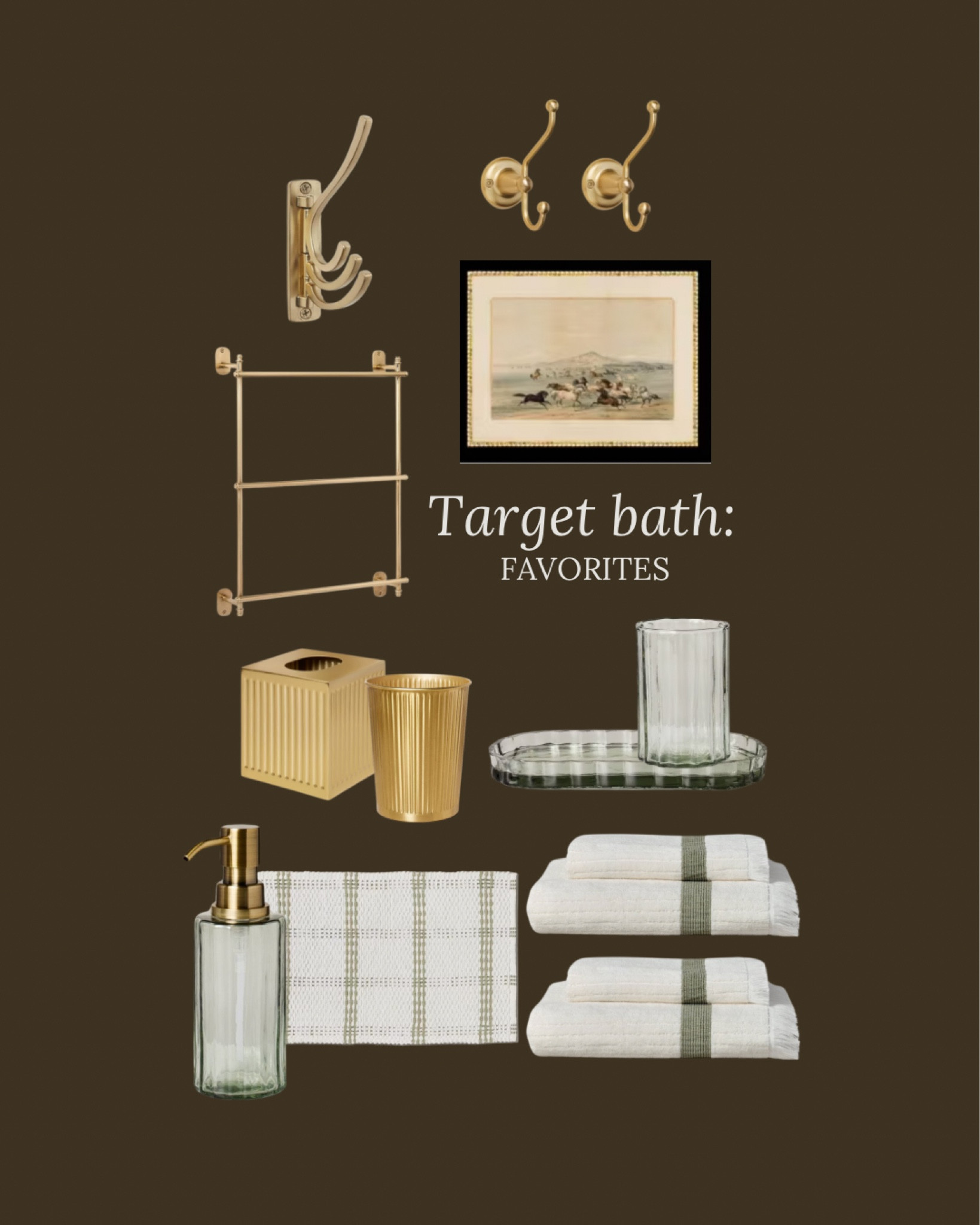 Target, bathroom, favorites, bras, bathroom, accessories, robe, hook, bathroom tray, bathroom, mat, bath, hand towels, dispenser, framed, and ready

#LTKHome #LTKSaleAlert #LTKStyleTip