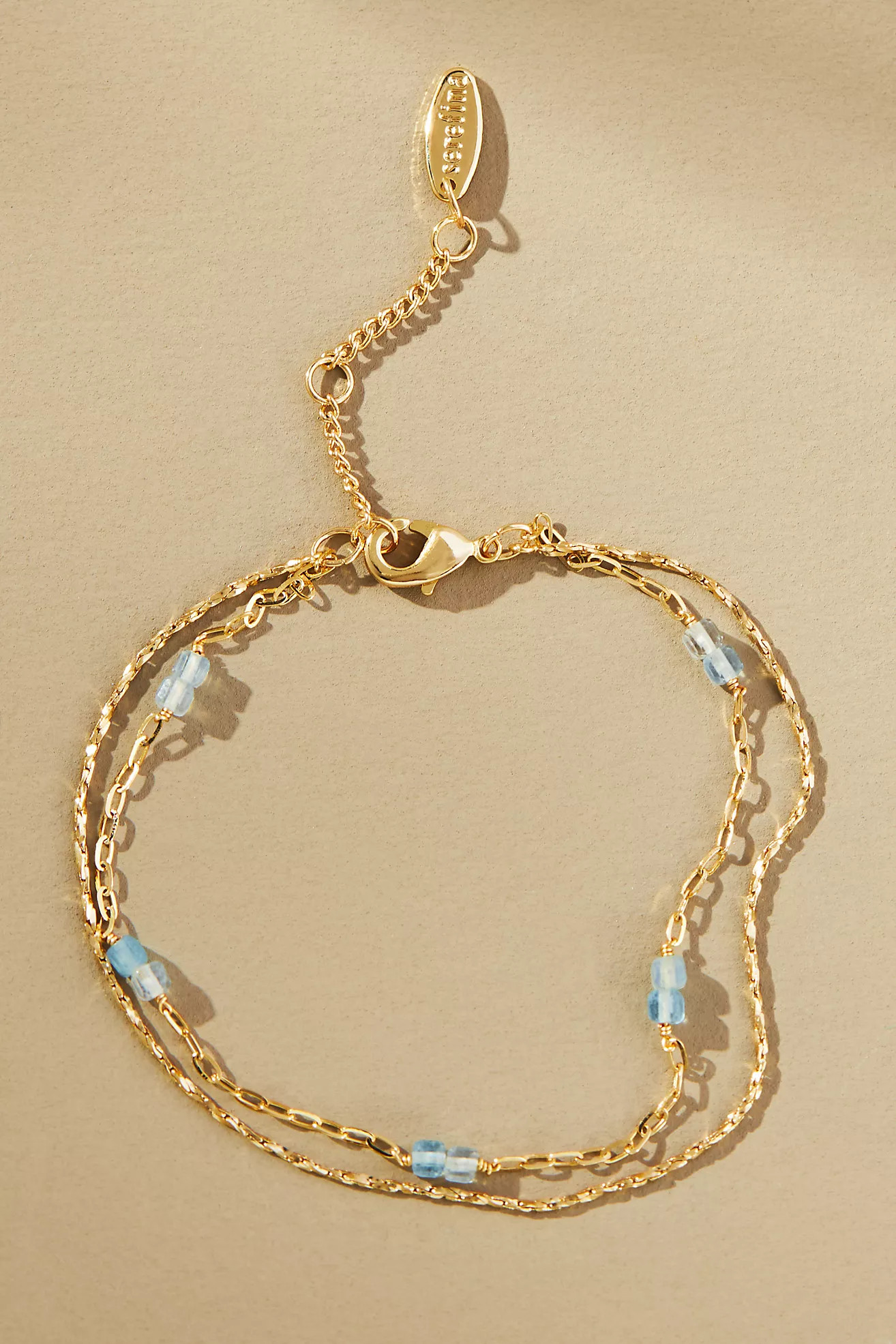 Double-Layer Beaded Chain Bracelet | Anthropologie (US)
