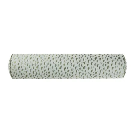 Home Decor Collection 8" x 36" Green Woven Leopard Bolster Decorative Pillow | Walmart (US)