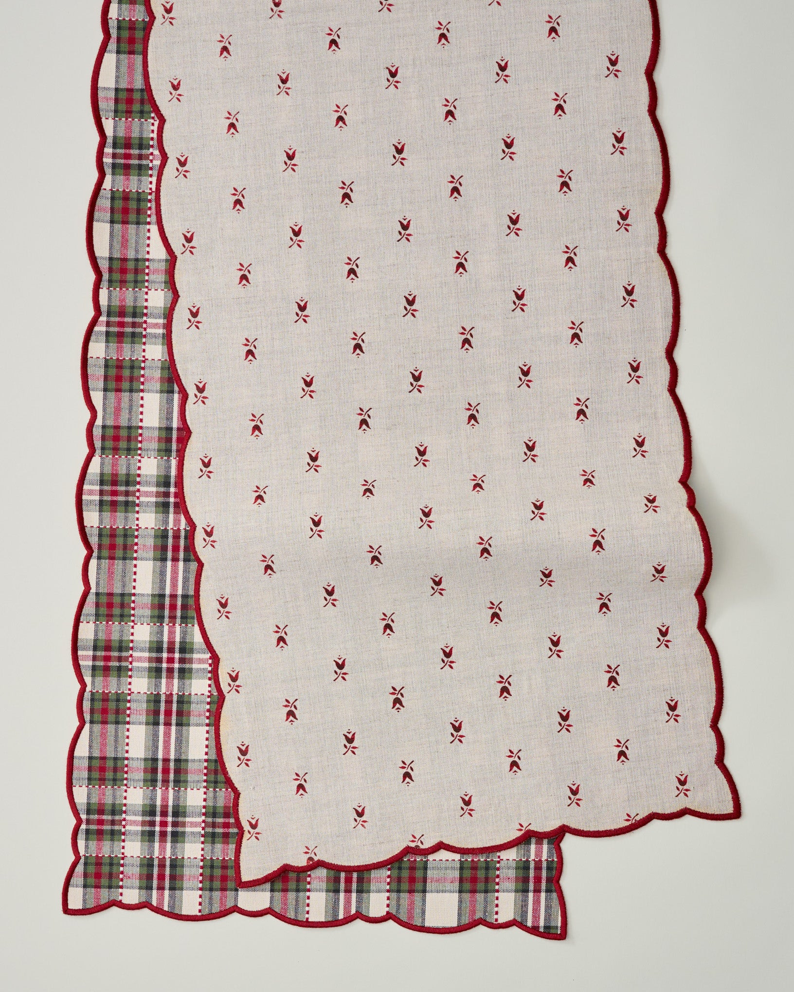 Classic Christmas Reversible Table Runner - 73"x15 | Magnolia