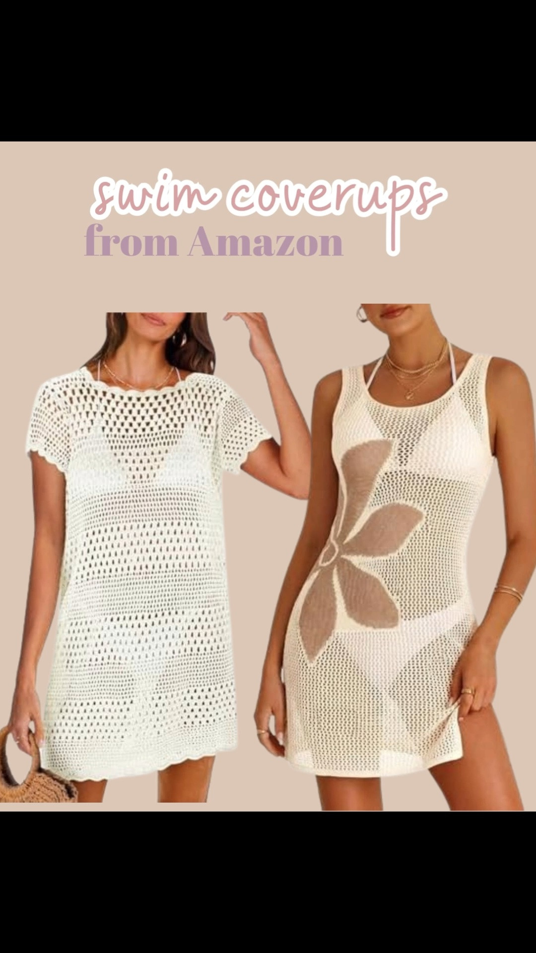 Swim coverups from Amazon! 
Swim cover up, swimwear, resort, beach, amazon finds, summer, pool coverups

#LTKTravel #LTKSwim #LTKootd