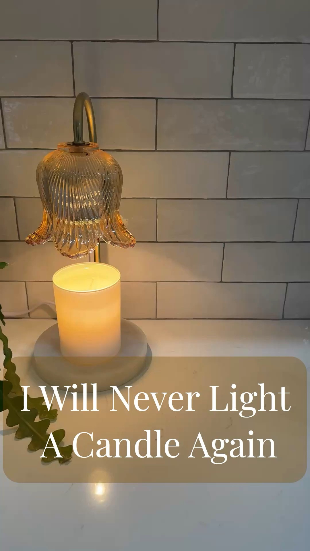 This is my husband’s favorite candle. This small size $70 and lasts about 4 days if you are burning it. Not to mention the smoke that can come from candles, the trimming of the wicks, and the potential hazard. I have had this candle in this warmer for about a month and i turn it on every day.  It is still almost to the top of the rim. It stays perfectly clean snd it smells amazing!  It is dimmable and can be set on a timer.

#LTKvlog #LTKHome #LTKdayinmylife