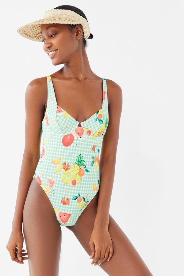 Out From Under Tulip Underwire One-Piece Swimsuit | Urban Outfitters (US and RoW)