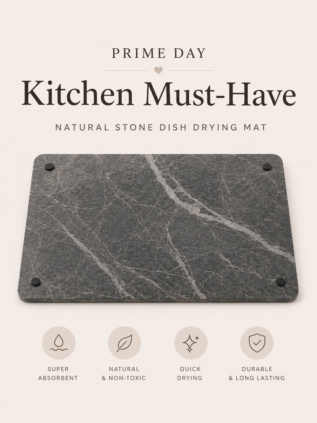 The Kitchen Upgrade You Didn’t Know You Needed

This stone drying mat is one of those purchases that quietly changes your kitchen for the better. It absorbs water instantly, dries quickly, and looks so much prettier than a traditional dish mat sitting on your counter. I love the natural stone look and how it blends seamlessly into a neutral, modern kitchen. Functional and beautiful is always a win in my book, and this Prime Day deal is worth grabbing while it’s on sale.

#primedayfinds #amazonhome #kitchenfinds #ltkhome #amazonfavorites #modernkitchen #neutralhome #kitchenorganization #designerlookforless #homeessentials #amazonmusthaves #mysweetsavannah

#LTKHome #LTKSaleAlert