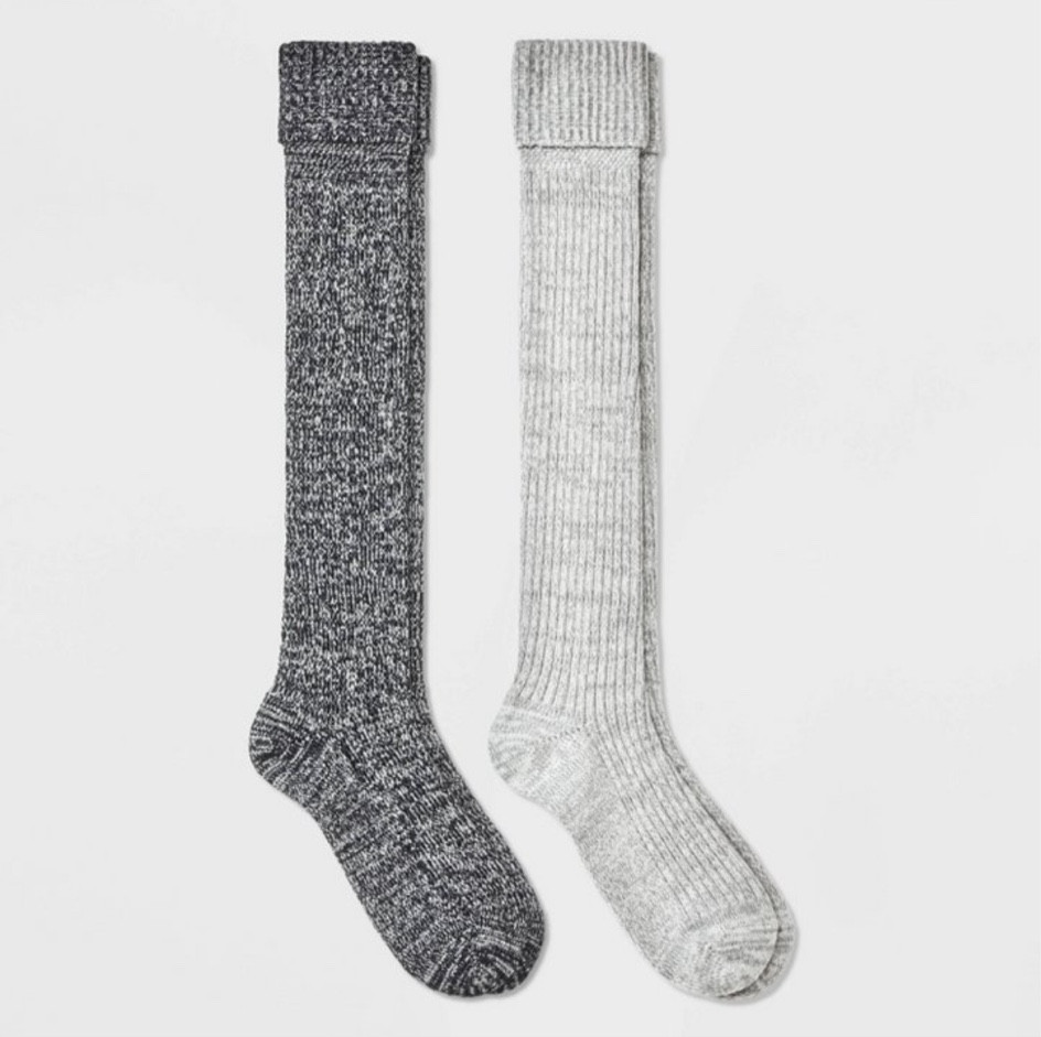 Knee high boot socks 

#LTKSeasonal #LTKstyletip #LTKfindsunder50