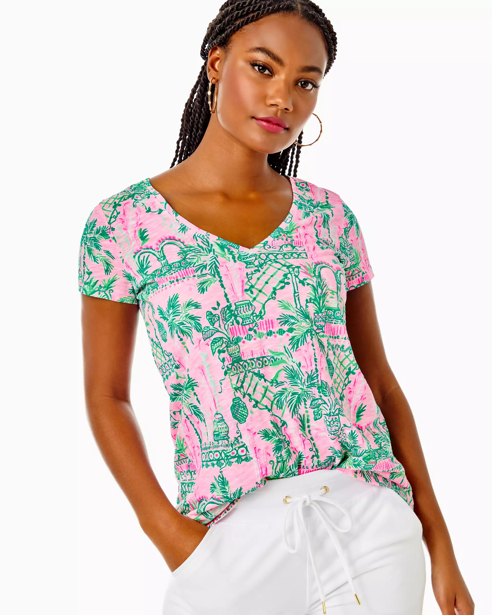Etta V-Neck Top | Lilly Pulitzer | Lilly Pulitzer