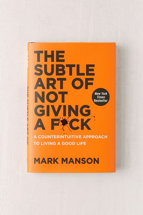 The Subtle Art of Not Giving a F*ck By Mark Manson | Urban Outfitters (US and RoW)