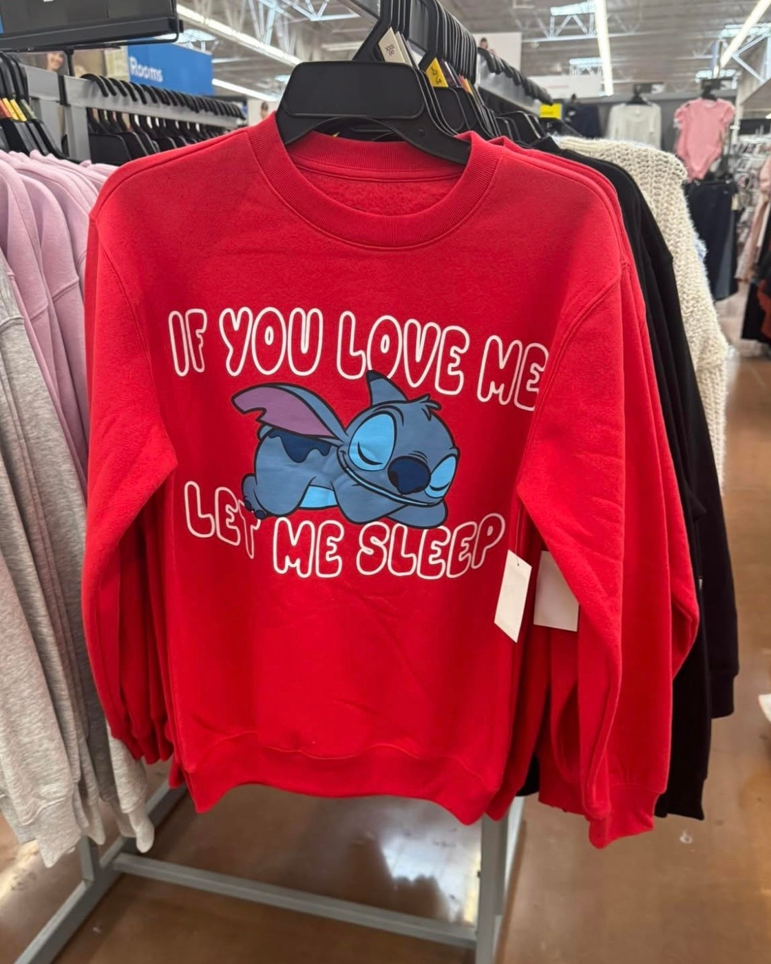 “If you love me, let me sleep” — and honestly, same 😆💤 This Stitch Valentine’s Day sweatshirt is TOO good! Soft, comfy, and perfect for lounging, school drop-off, or all the cozy days leading up to Valentine’s 💕 I also rounded up more adorable Lilo & Stitch Valentine finds — think cute tops, accessories, and fun little extras that Stitch fans will love 🥹💙

Everything is linked on my LTK for easy shopping ✨

#LTKFinds #LTKFamily #StitchStyle #LiloAndStitch #DisneyValentines #Walmart #WalmartStyle #CozyStyle #DisneyFinds #ValentineFits

#LTKSeasonal #LTKmomlife #LTKValentine