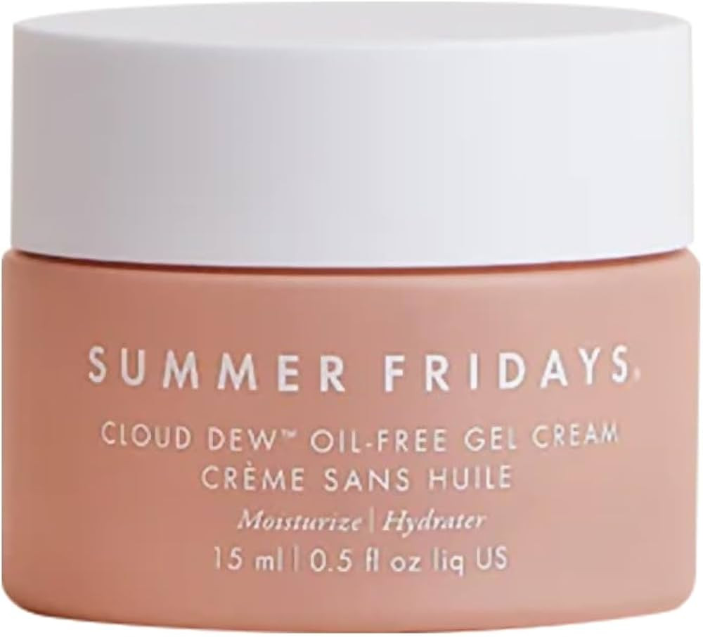 Summer Fridays Cloud Dew Gel Cream Moisturizer Mini - Lightweight Gel Cream Face Moisturizer with... | Amazon (US)