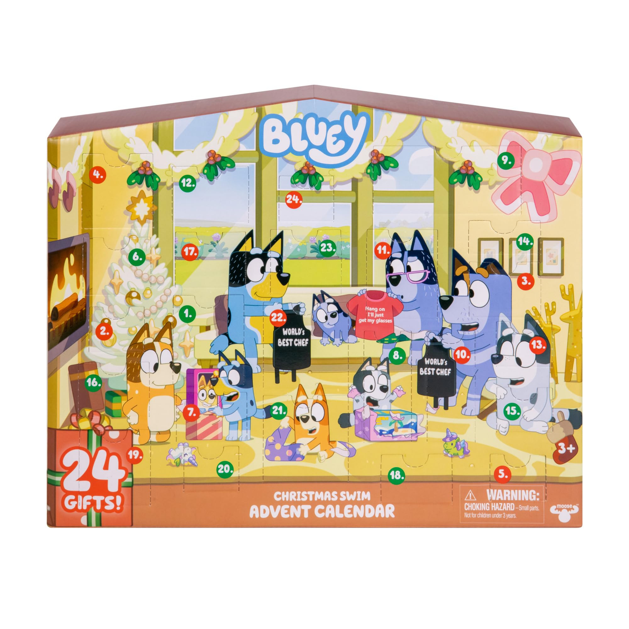 Bluey's Christmas Swim Advent Calendar, This Very Festive Bluey Surprise Pack Has 24 Surprises Be... | Amazon (US)