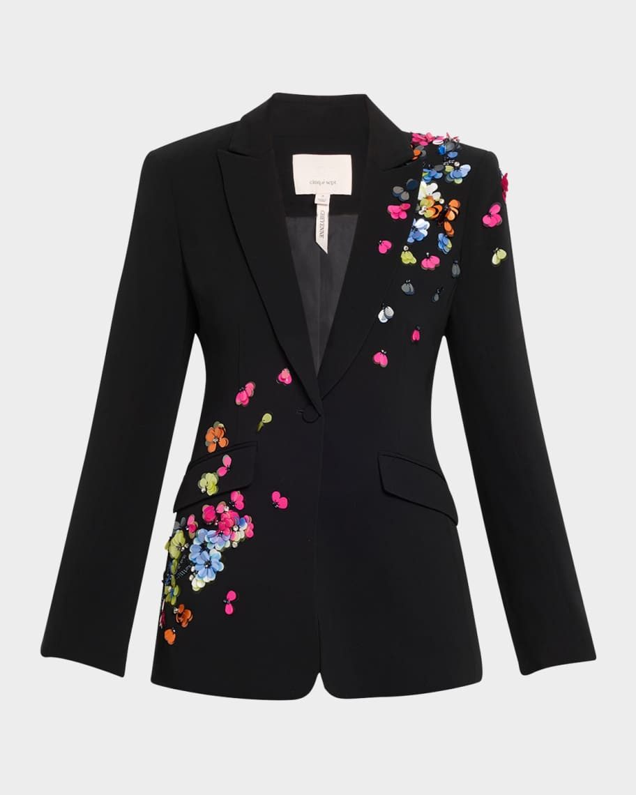 Cinq a Sept Cheyenne Sequined Blazer | Neiman Marcus