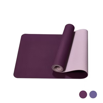 NAYSAYE Yoga Mats Exercise Yoga Mat Non Slip Dual Texture Design Comfortable Durable for Home Gym Fitness, Purple, 72.1"*24"*0.2" | Target