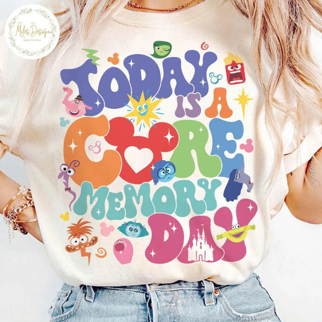 Disney Inside Out Shirt, Today Is A Core Memory Day T-Shirt, Inside Out Baby Tee, Disney Family V... | Etsy (US)