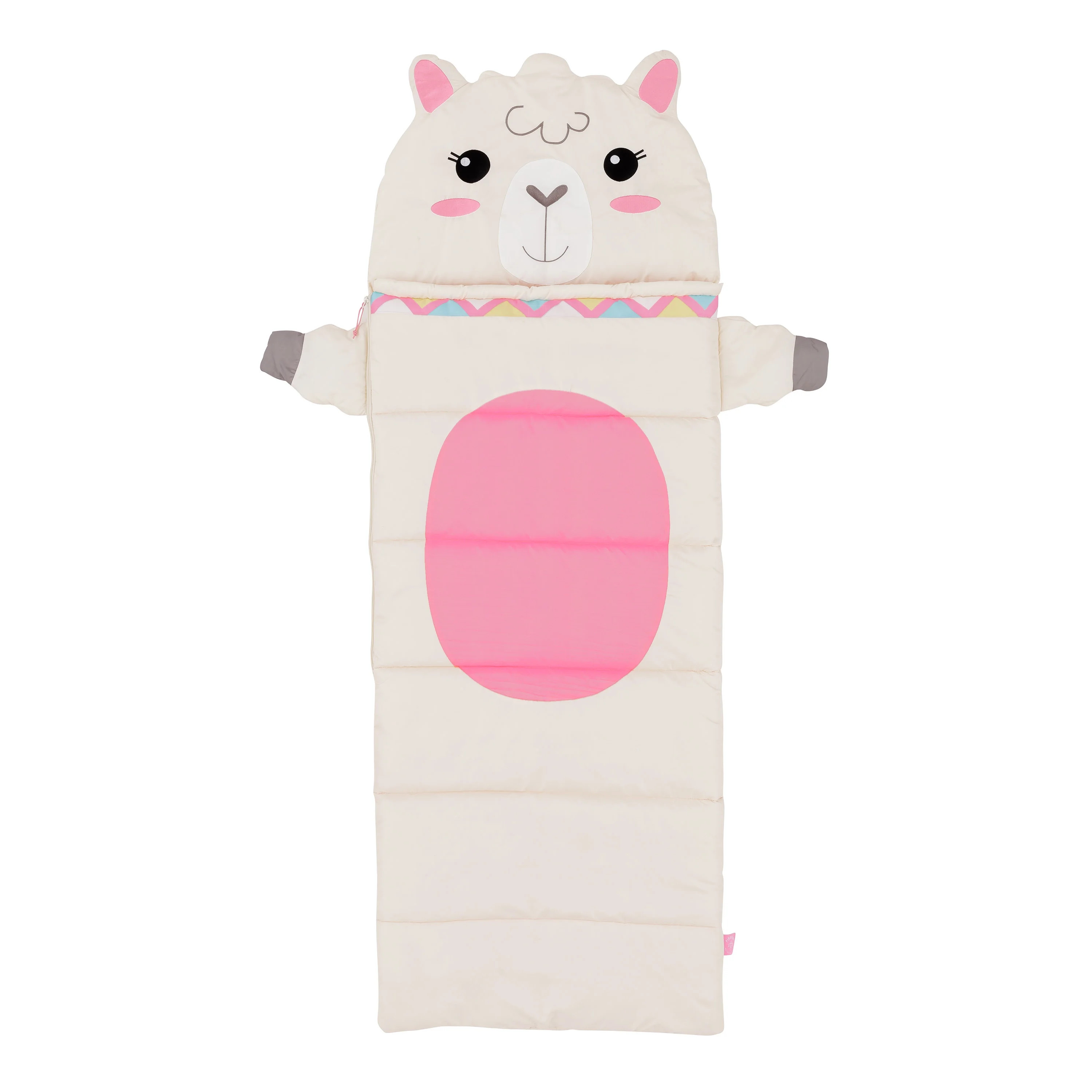 Firefly! Outdoor Gear Izzie the Llama Kid's Sleeping Bag - Off White/Pink (65 in. x 24 in.) - Wal... | Walmart (US)