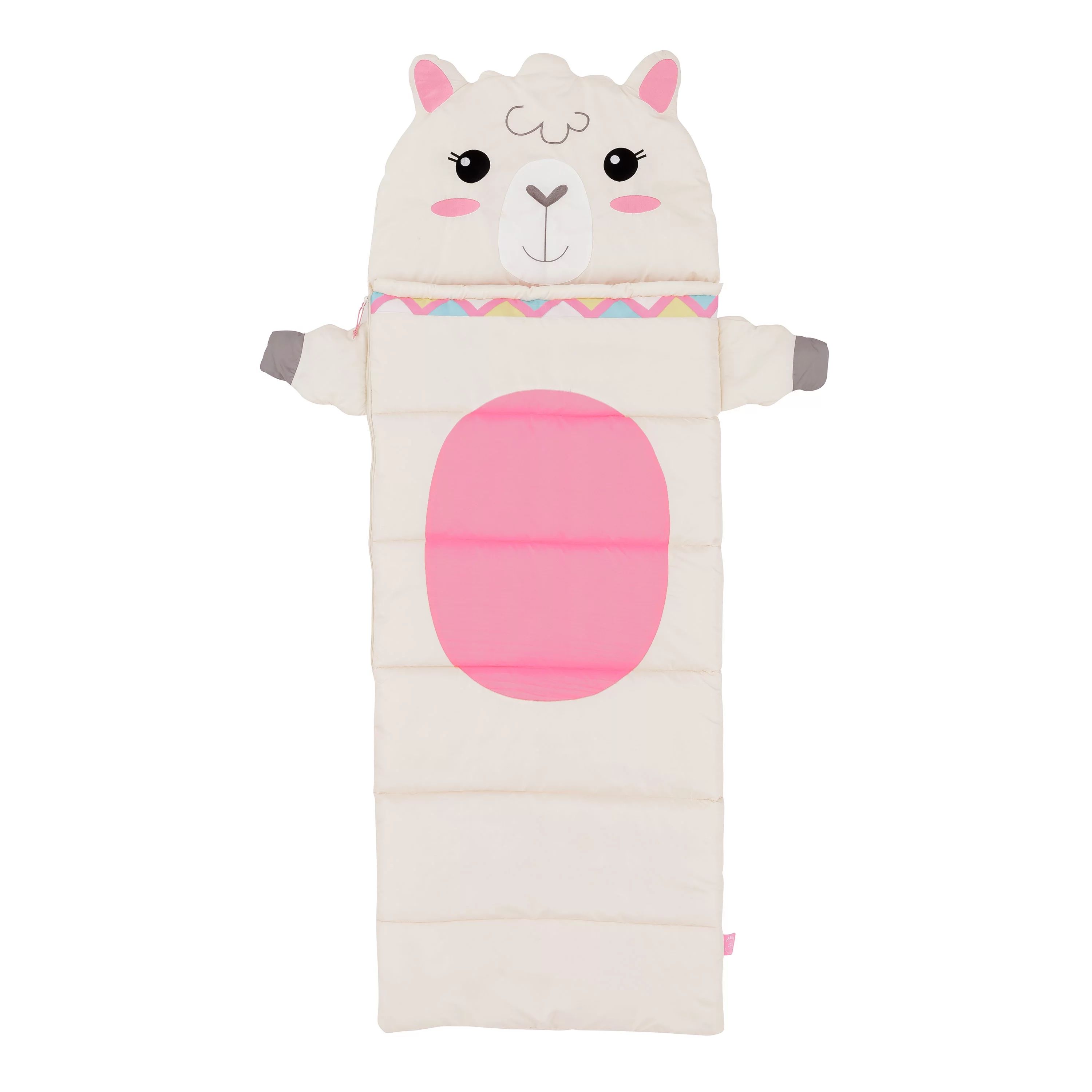 Firefly! Outdoor Gear Izzie the Llama Kid's Sleeping Bag - Off White/Pink (65 in. x 24 in.) - Wal... | Walmart (US)