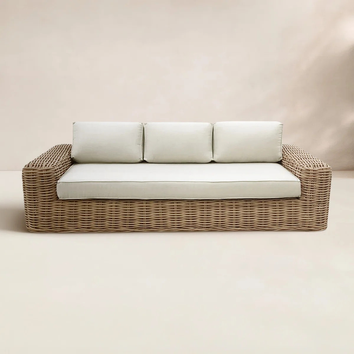 Admiral 89'' Wide Rectangle Patio Sofa with Cushions | Wayfair North America