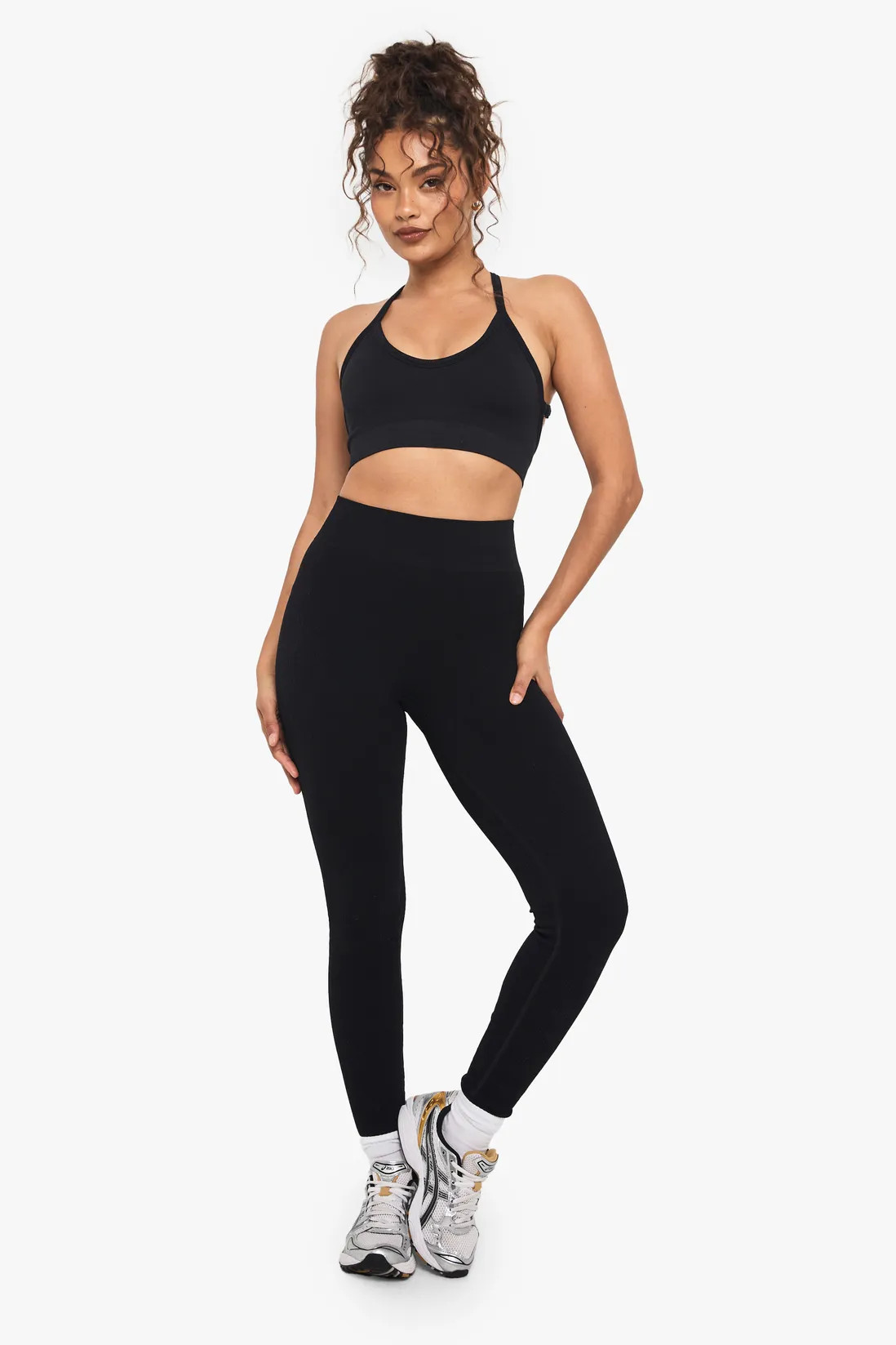 Boohoo Seamless Contour Rib Legging | Boohoo.com (UK & IE)