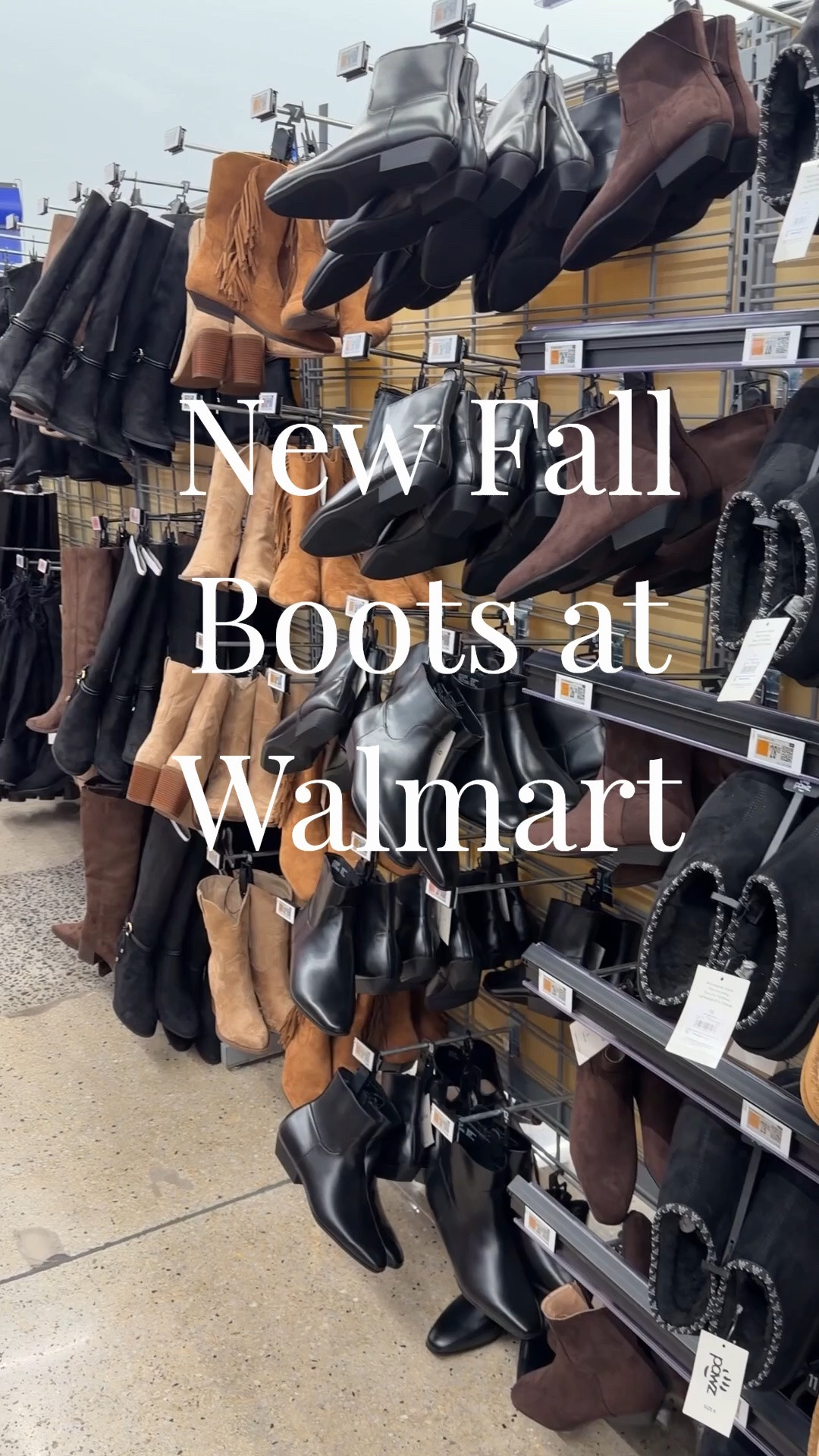 New boots have landed at Walmart! I grabbed the chocolate brown faux suede tall boots (cuter in real life!) and the chocolate brown ankle boots are in my cart! #walmartfashion
