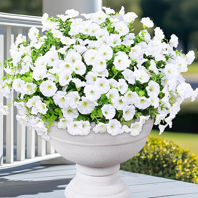 Yastouay Artificial Flowers for Outdoors, 14 Bundles Fake Outdoor Flowers, UV Resistant Artificia... | Amazon (US)