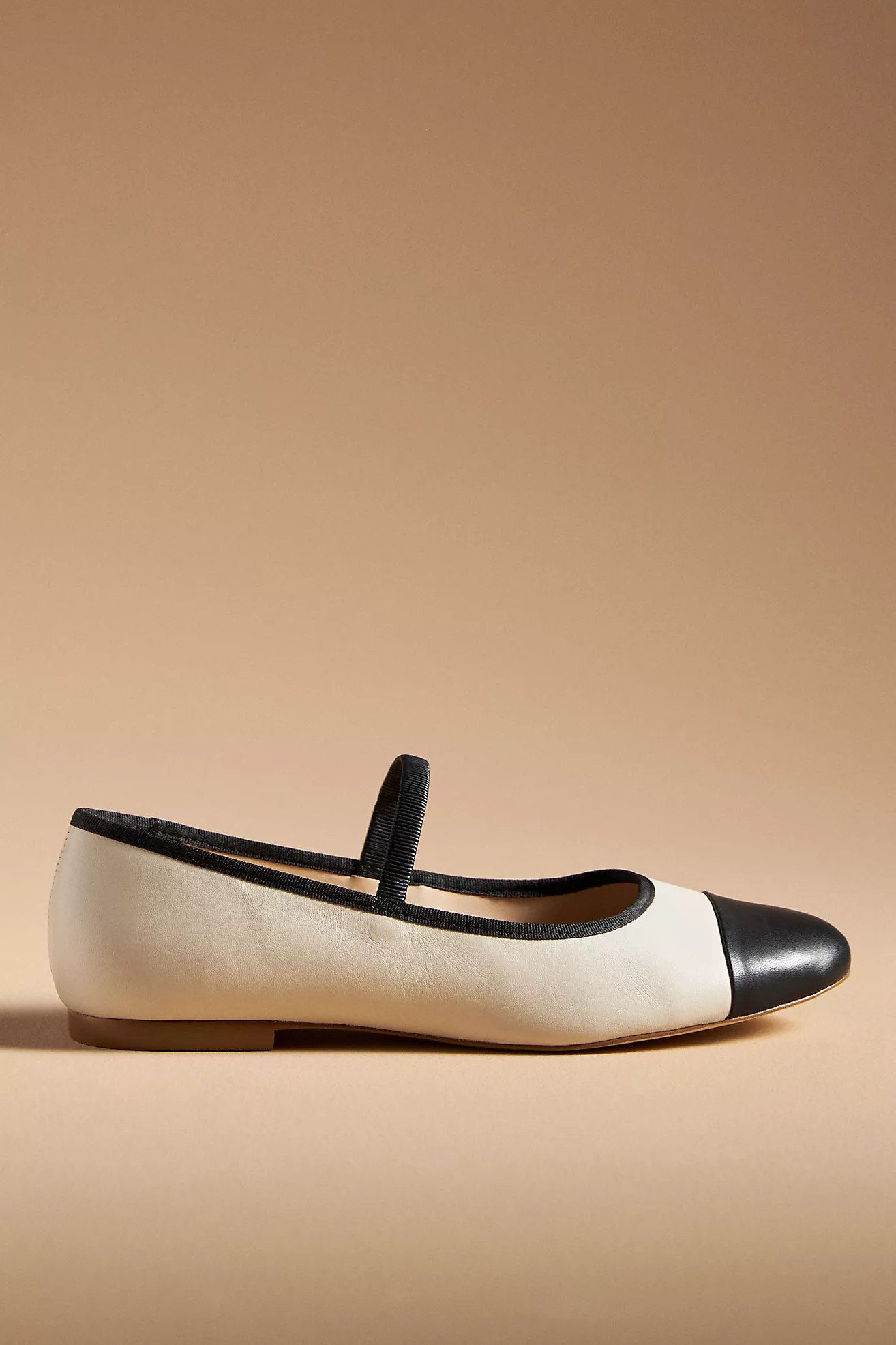Maeve Cap-Toe Mary Jane Flats | Anthropologie (US)