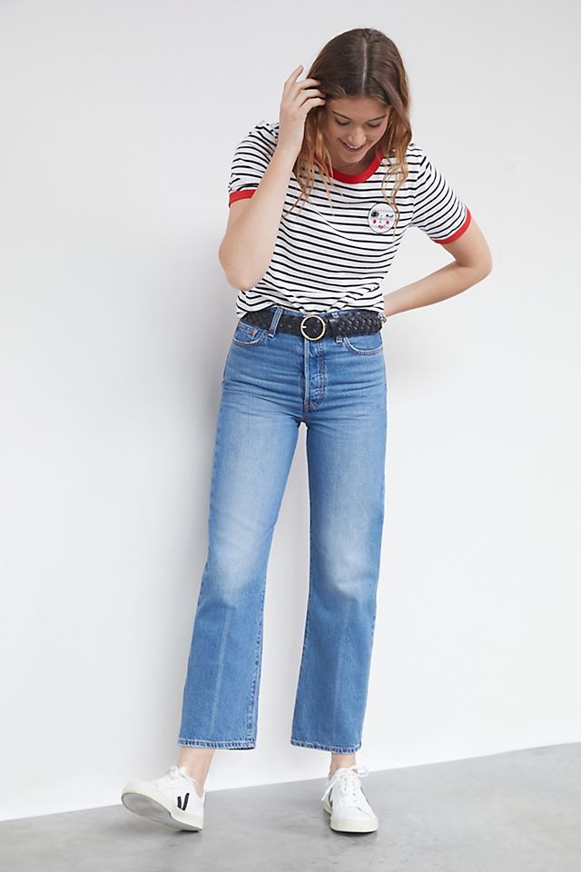 Levi's Ribcage Ultra High-Rise Straight Jeans | Anthropologie (US)