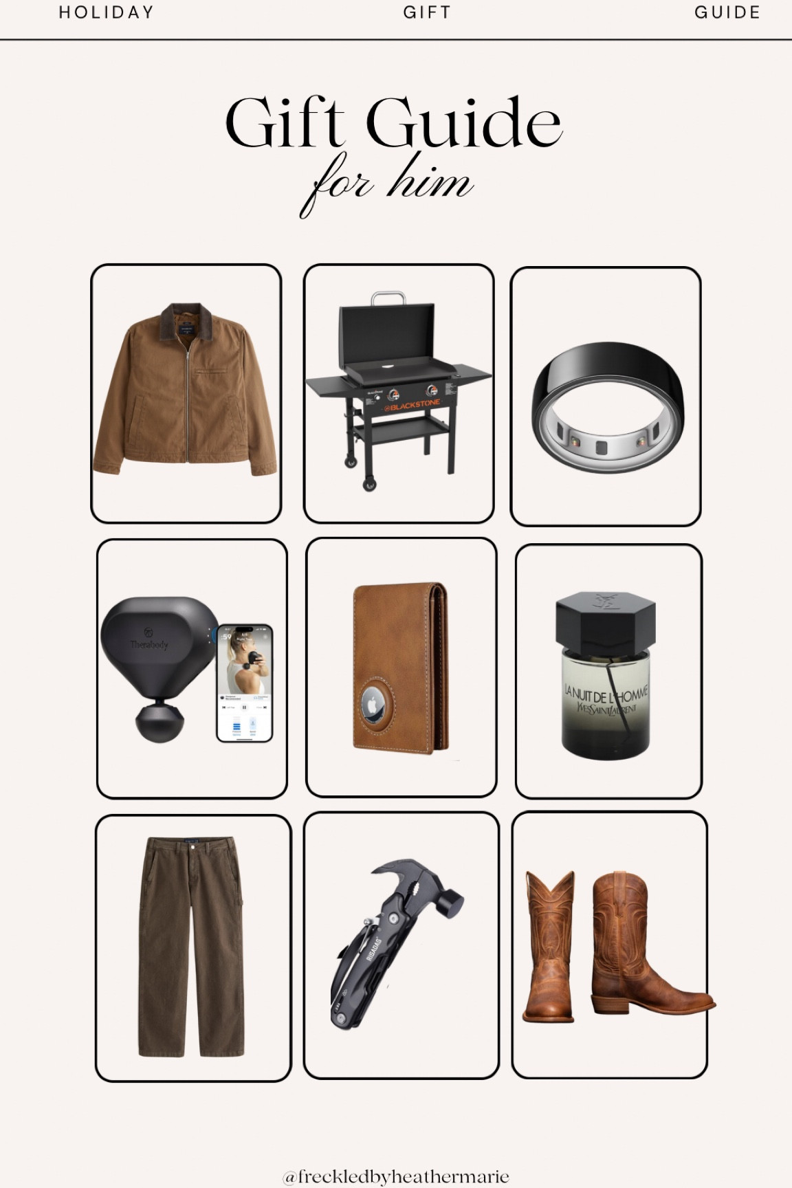 Holiday gift guide for him

#LTKSeasonal #LTKGiftGuide #LTKHoliday