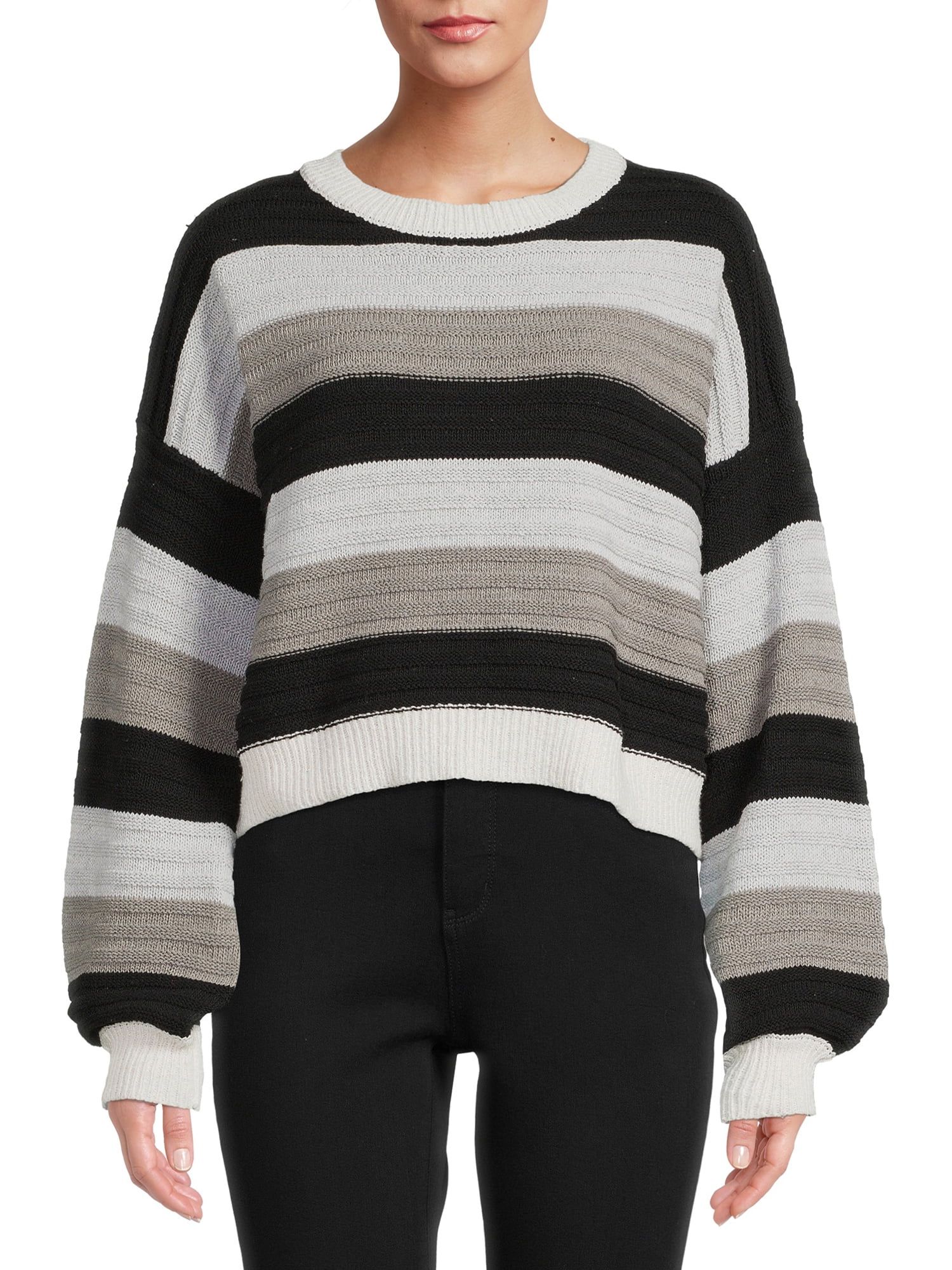 Dreamers by Debut Women's Rainbow Pullover Sweater | Walmart (US)