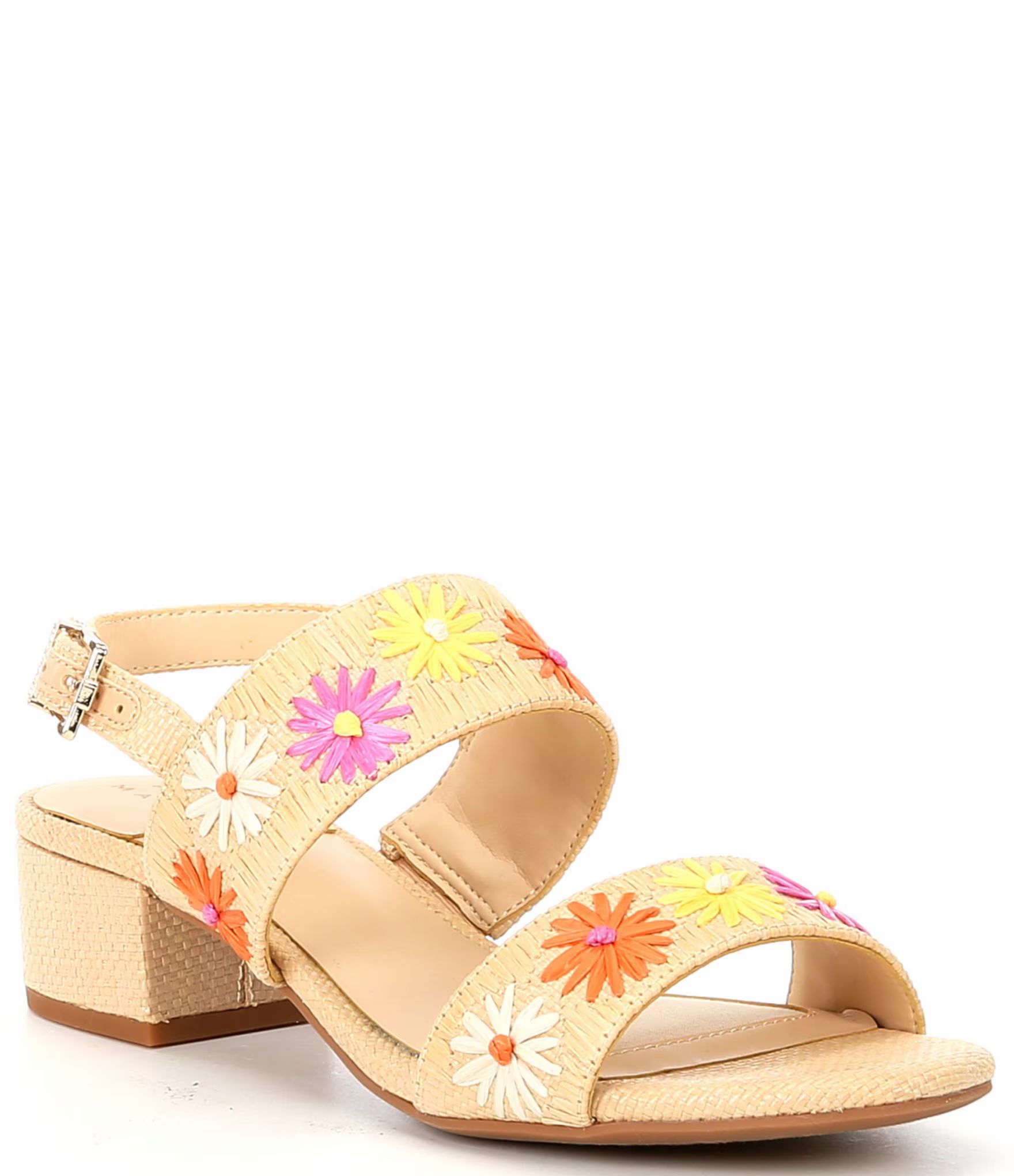 Alex Marie Patria Raffia Floral Banded Sandals | Dillard's | Dillard's