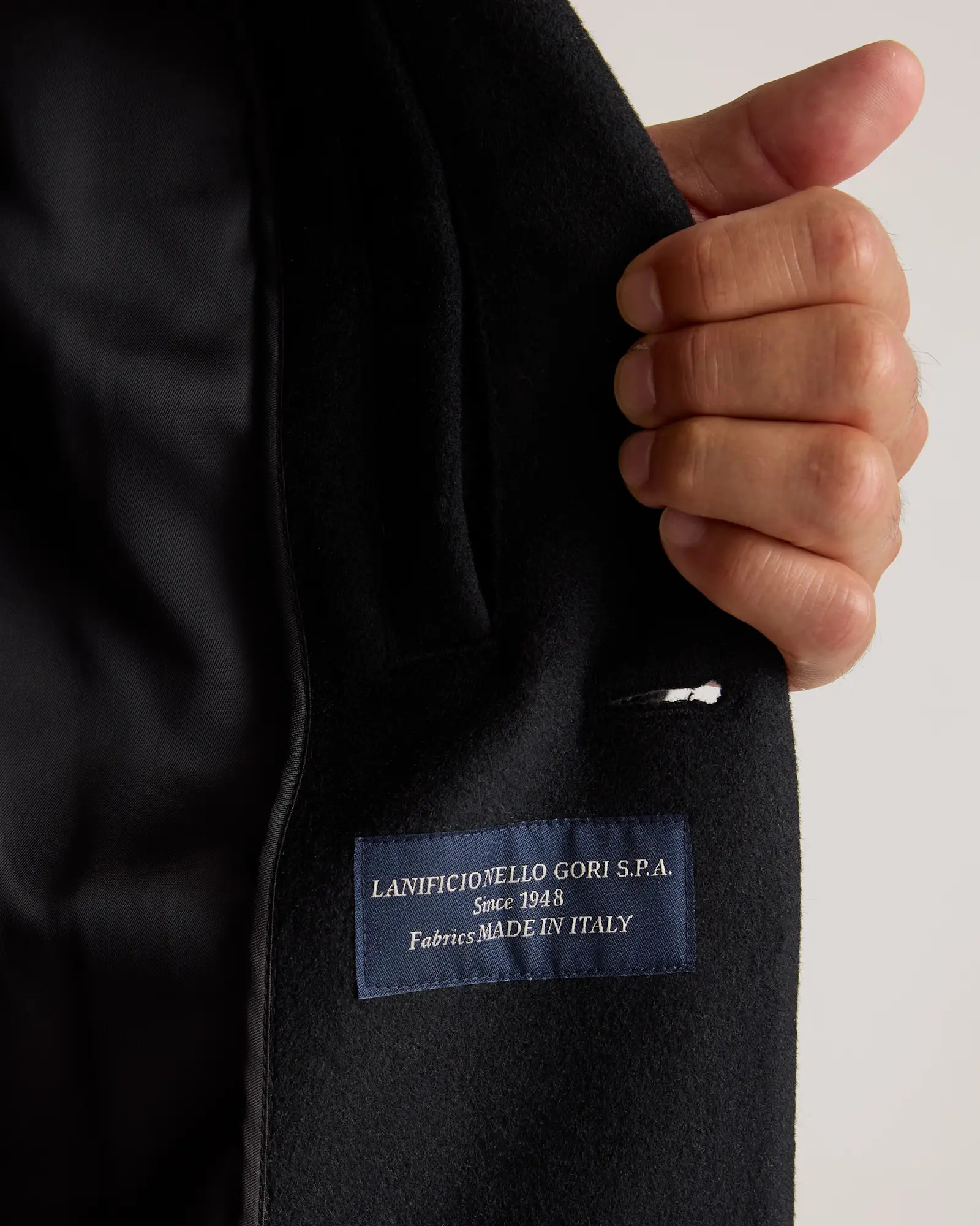 Italian Wool Overcoat in Black | Quince