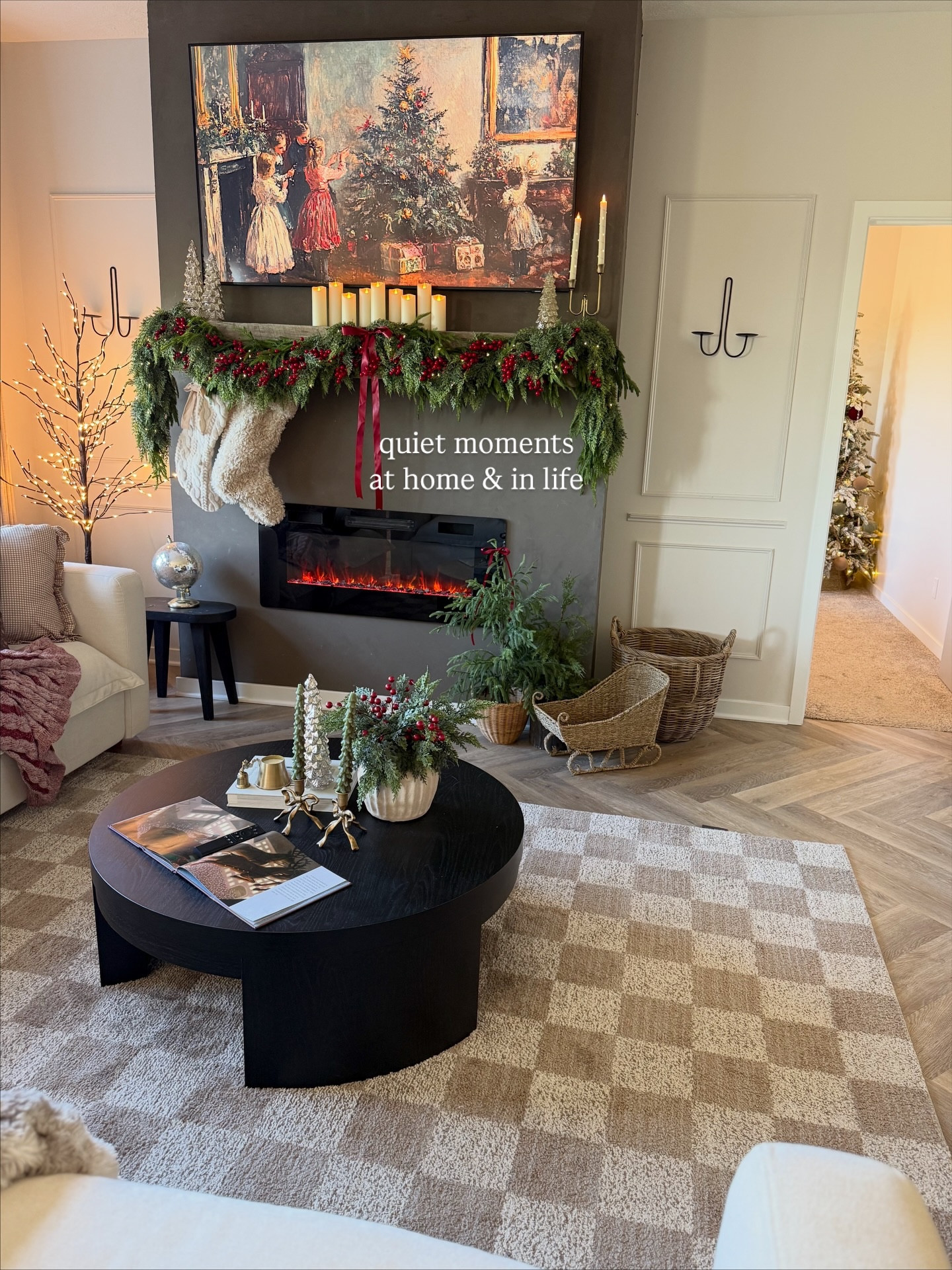 There’s something about slowing down inside a space you love that makes everything else feel a little lighter. The undone to-dos, the noise, the rush—they pause for a second.

Here’s to the tiny pockets of calm we get to create on purpose… the ones that make the rest of the days feel doable.

#homeinspo #cozyhome #neutralhome homesweethome simplemoments slowandsimple intentionalhome