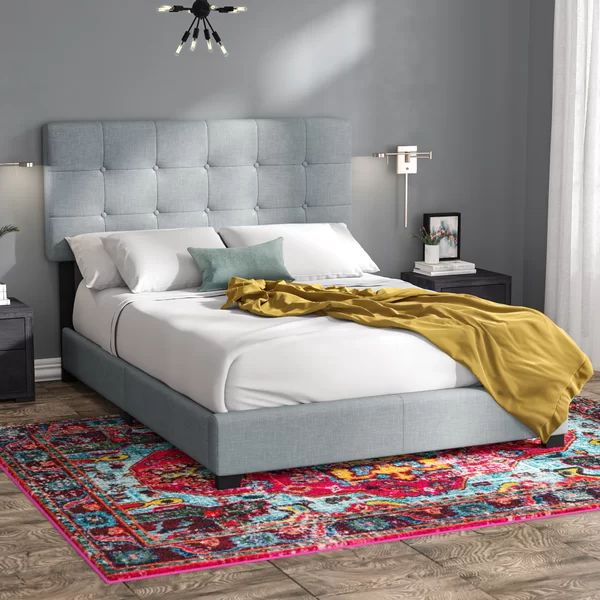 Finnigan Tufted Upholstered Low Profile Standard Bed | Wayfair North America