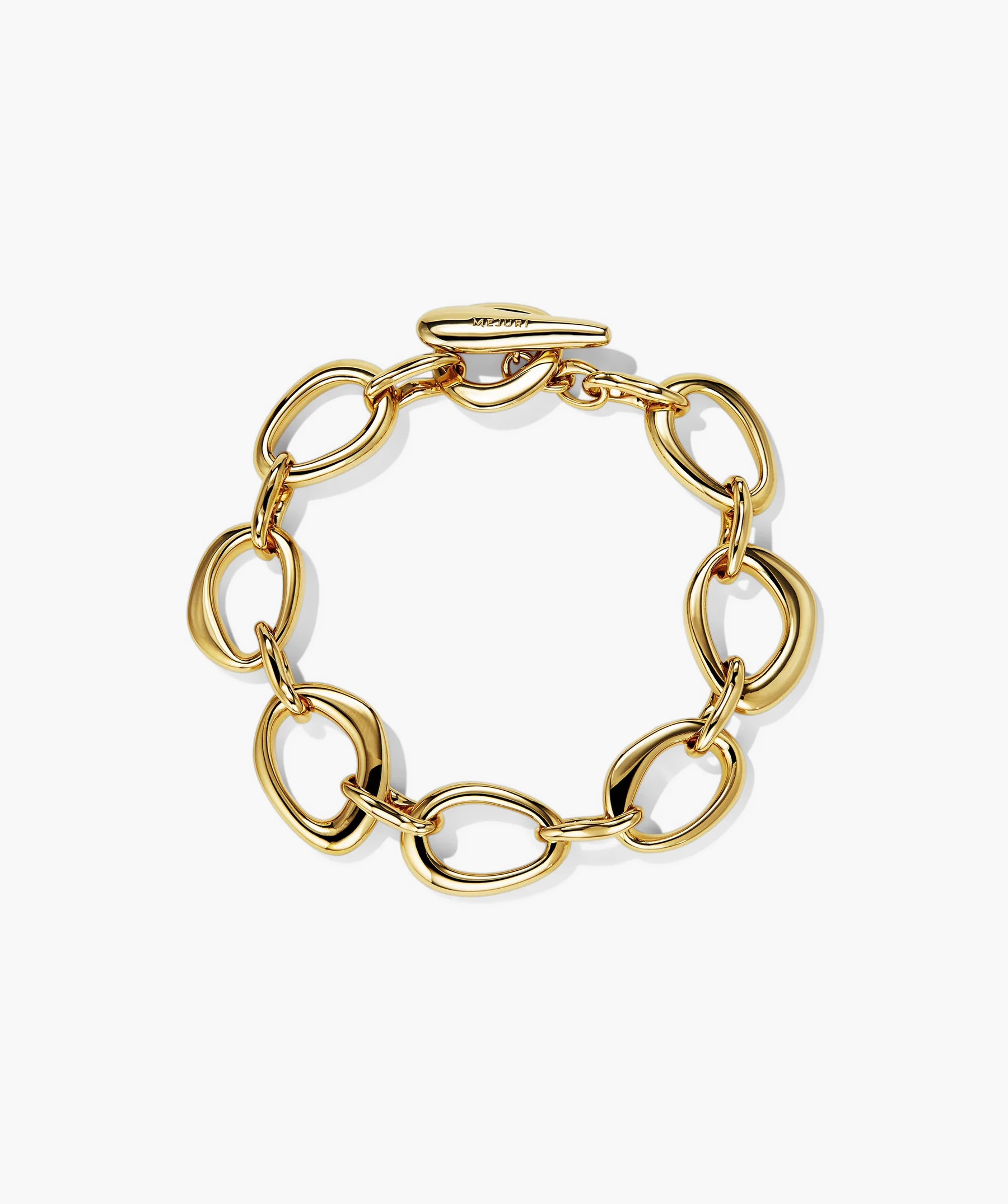 Organic Dôme Ripple Chain Bracelet | Mejuri Fine Crew