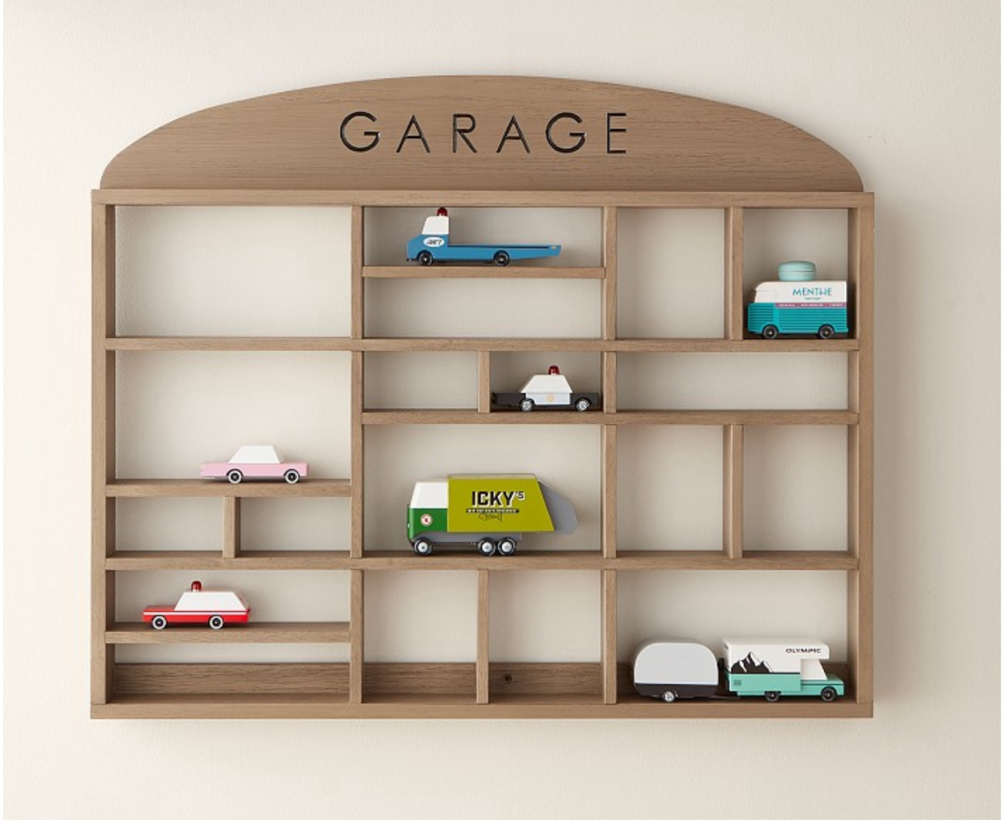 Garage display shelf

Our garage-inspired display shelf is the perfect parking place for toy cars to treasures they discover on their daily adventures. The wall-mounting design is crafted of sturdy wood and given a durable hand-applied finish. Hot wheels neutral wooden nursery trucks monster trucks construct trucks 

#LTKFindsUnder100 #LTKKids #LTKFamily