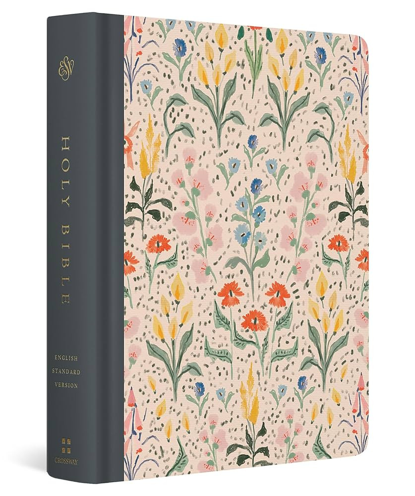ESV Single Column Journaling Bible, Artist Series (Cloth over Board, Lulie Wallace, In Bloom): Ho... | Amazon (US)