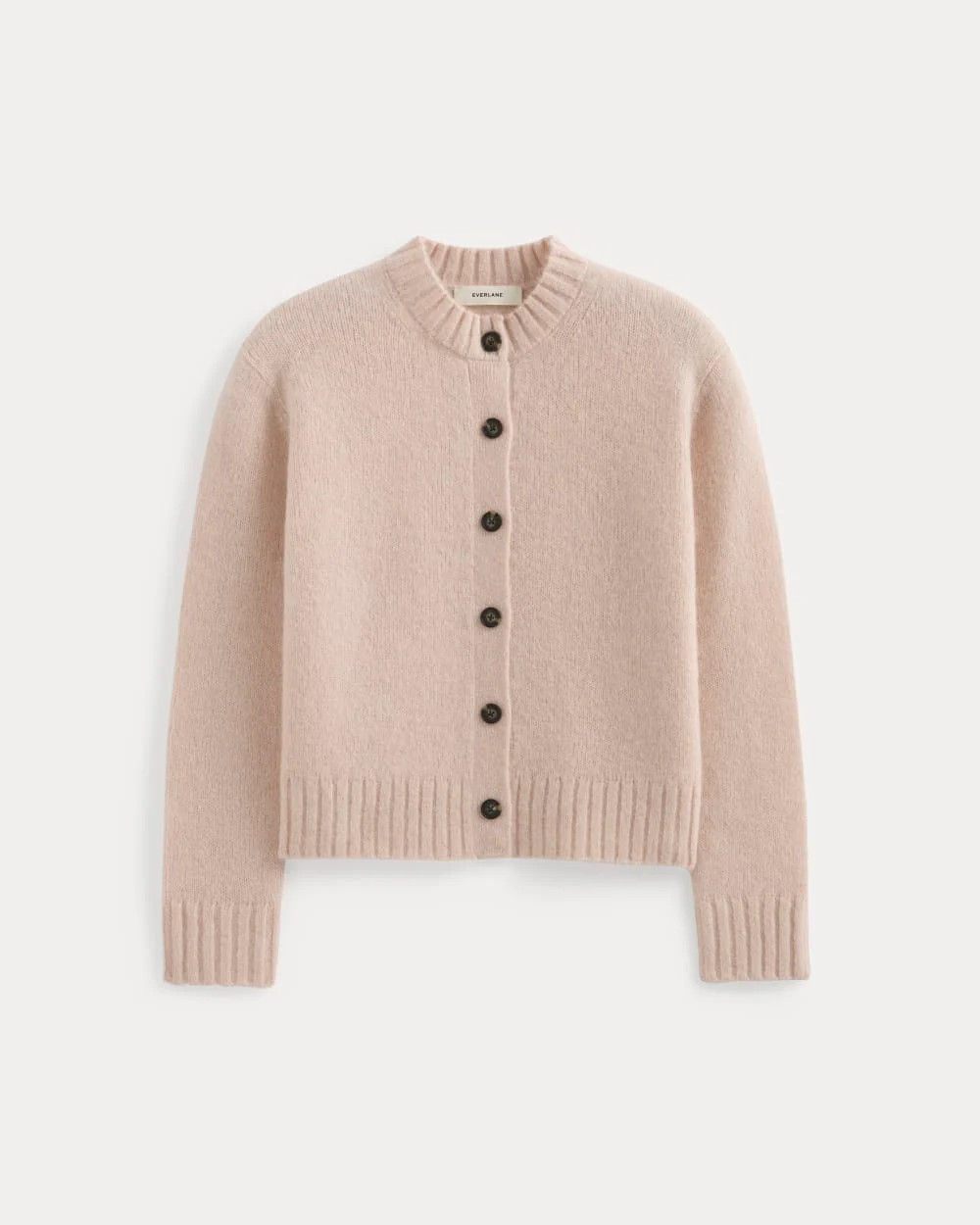 The Crew Cardigan in Alpaca | Soft Rose | Everlane
