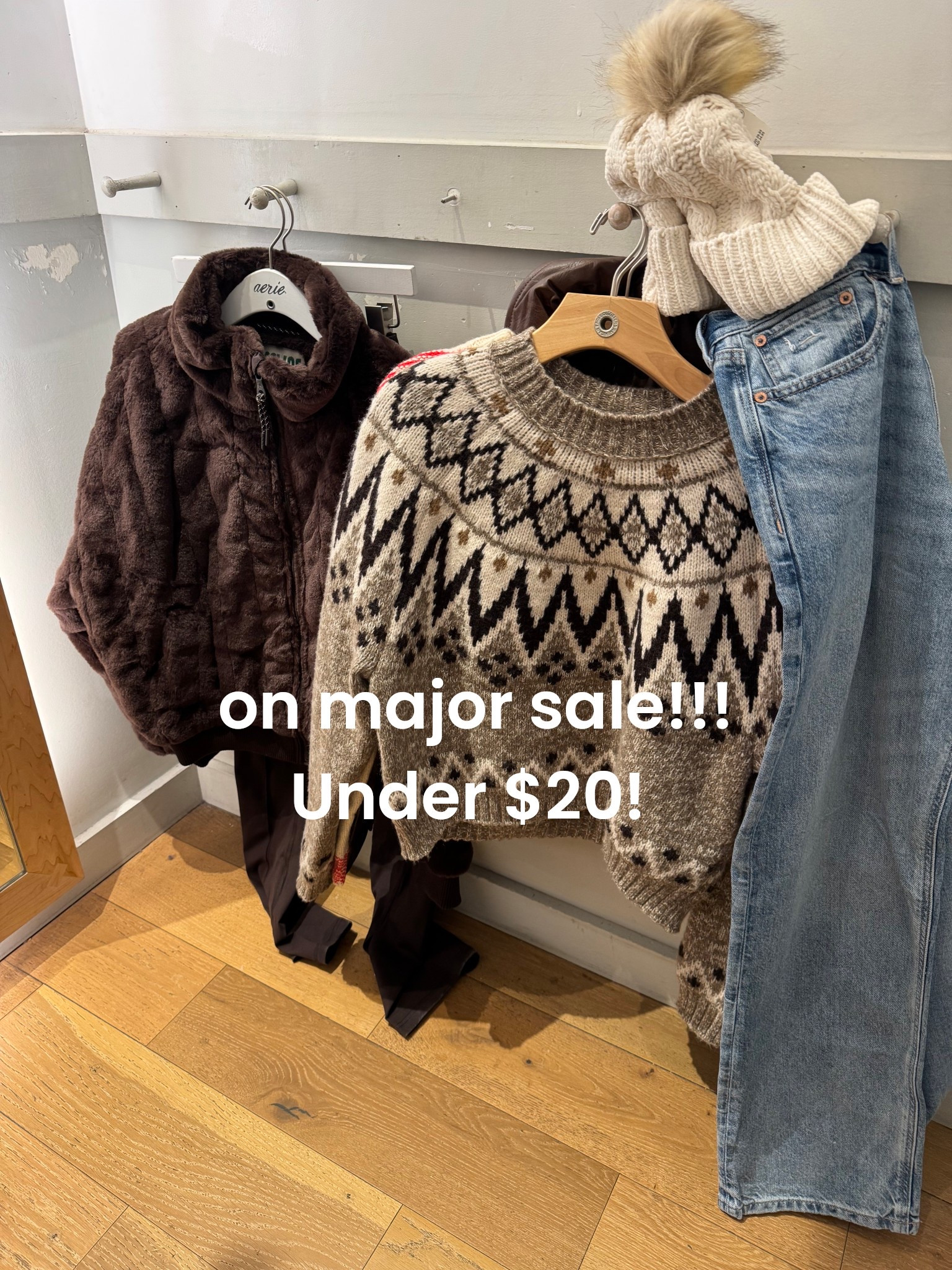Winter sale 
Winter Faire isle sweater 

#LTKTravel #LTKFindsUnder50 #LTKSaleAlert