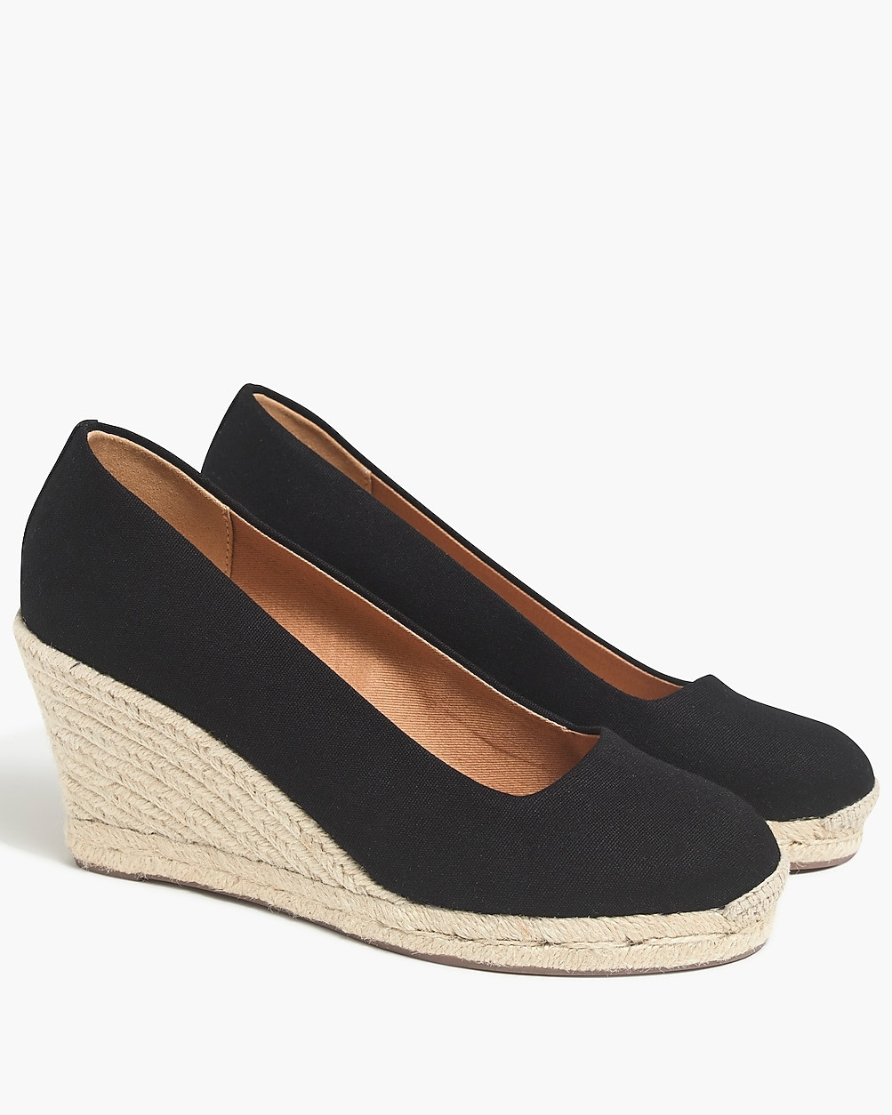 Canvas espadrille wedges | J.Crew Factory