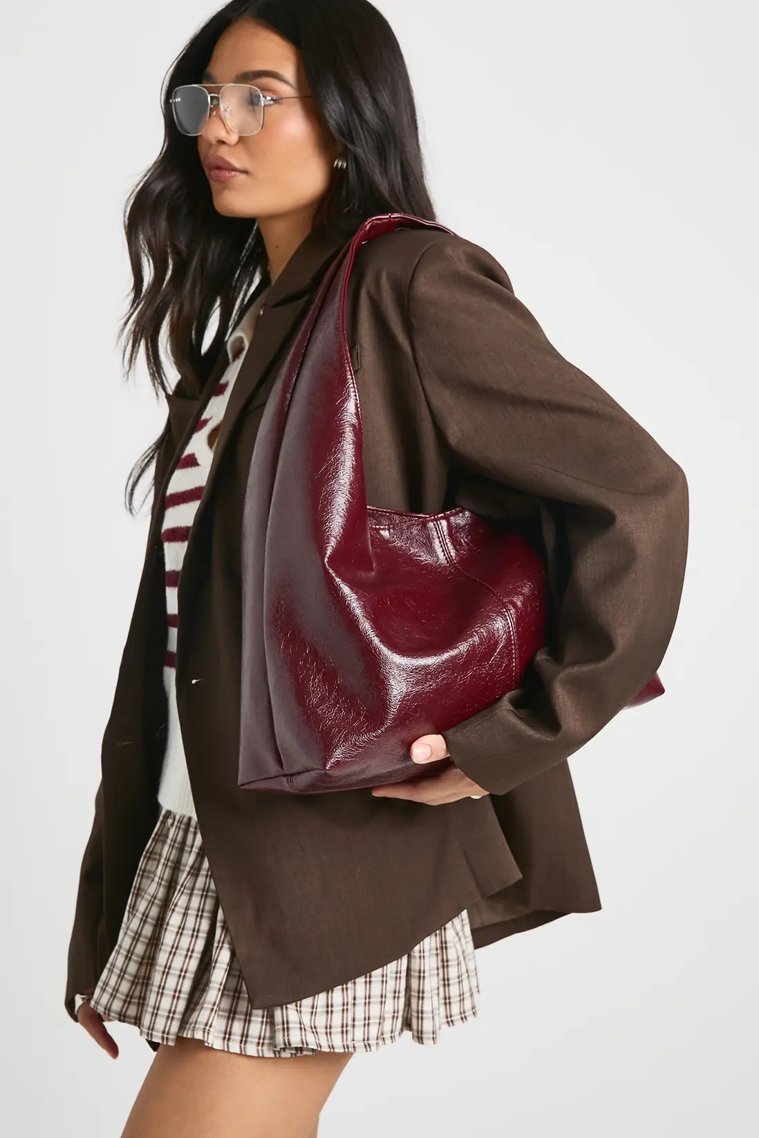 Textured Slouchy Tote Bag | boohoo (US & Canada)