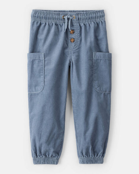 Toddler Boy Corduroy Joggers - Blue | Carter's Inc