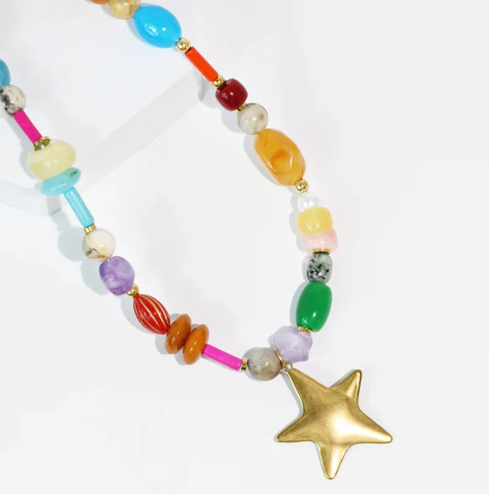 Star Gemstone Necklace | Poppy & Pine