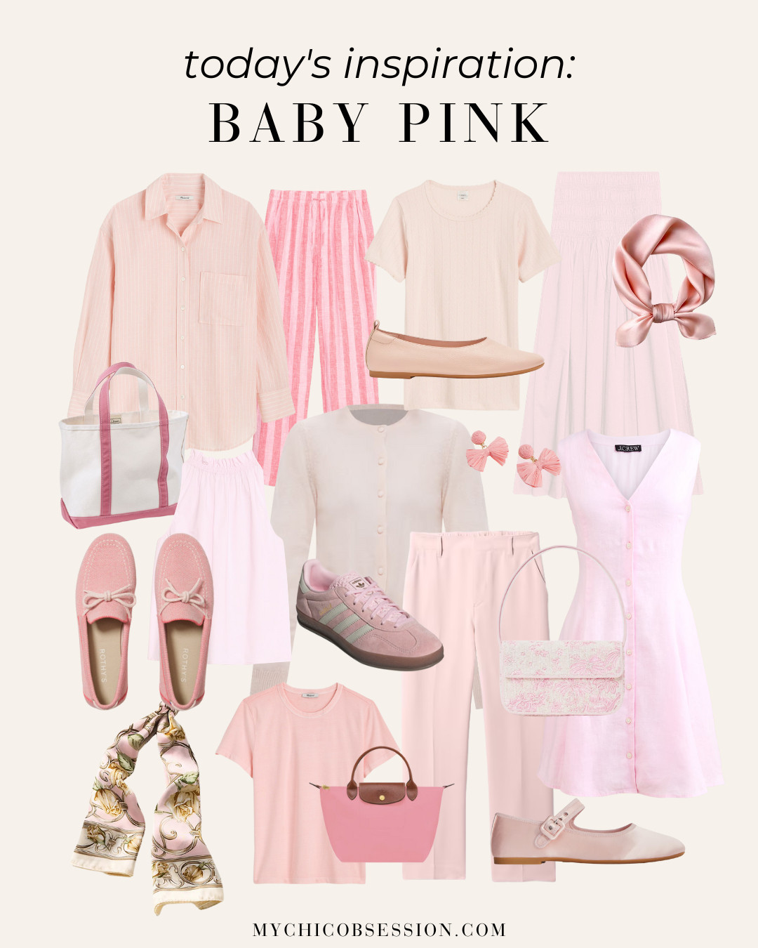 Baby pink or light pink is the perfect shade for spring fashion. Liven up your warm weather looks with this fun color. 

 #LTKSeasonal #LTKStyleTip #LTKShoeCrush