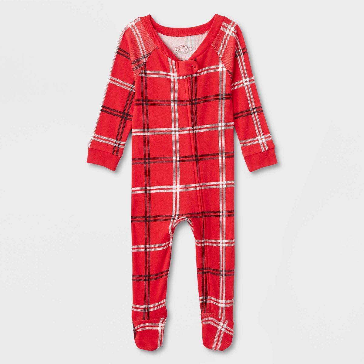 Baby Plaid Matching Family Footed Pajama - Wondershop™ Red | Target