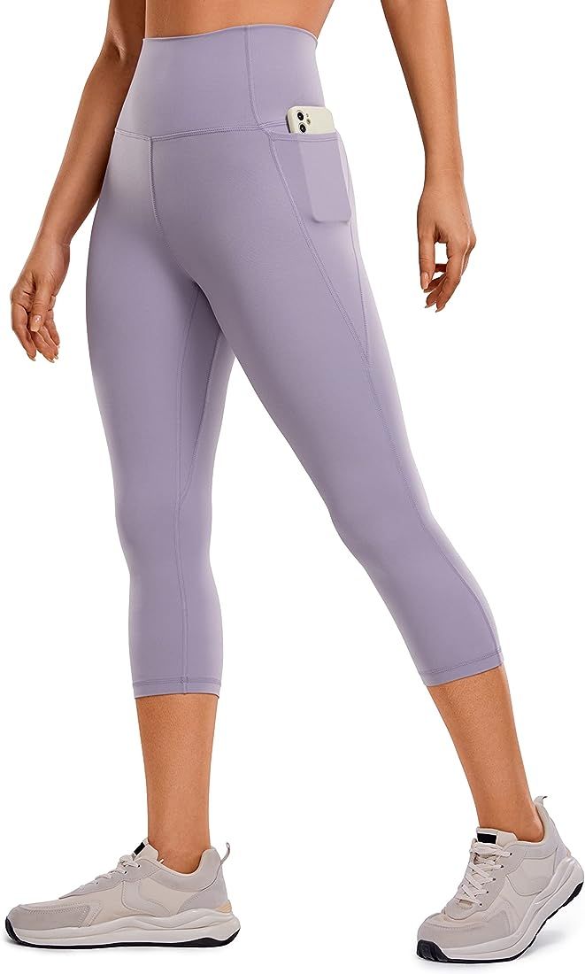 CRZ YOGA Womens Butterluxe Workout Capri Leggings 17'' / 19'' / 21'' - High Waist Crop Yoga Pants... | Amazon (US)