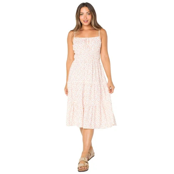 Celebrity Pink Juniors Tiered Tie Front Dress | Walmart (US)