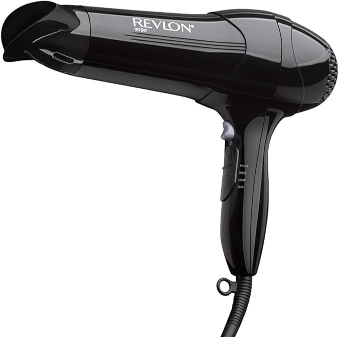Revlon 1875 Watt Full-Size Turbo Dryer, Black | Amazon (US)