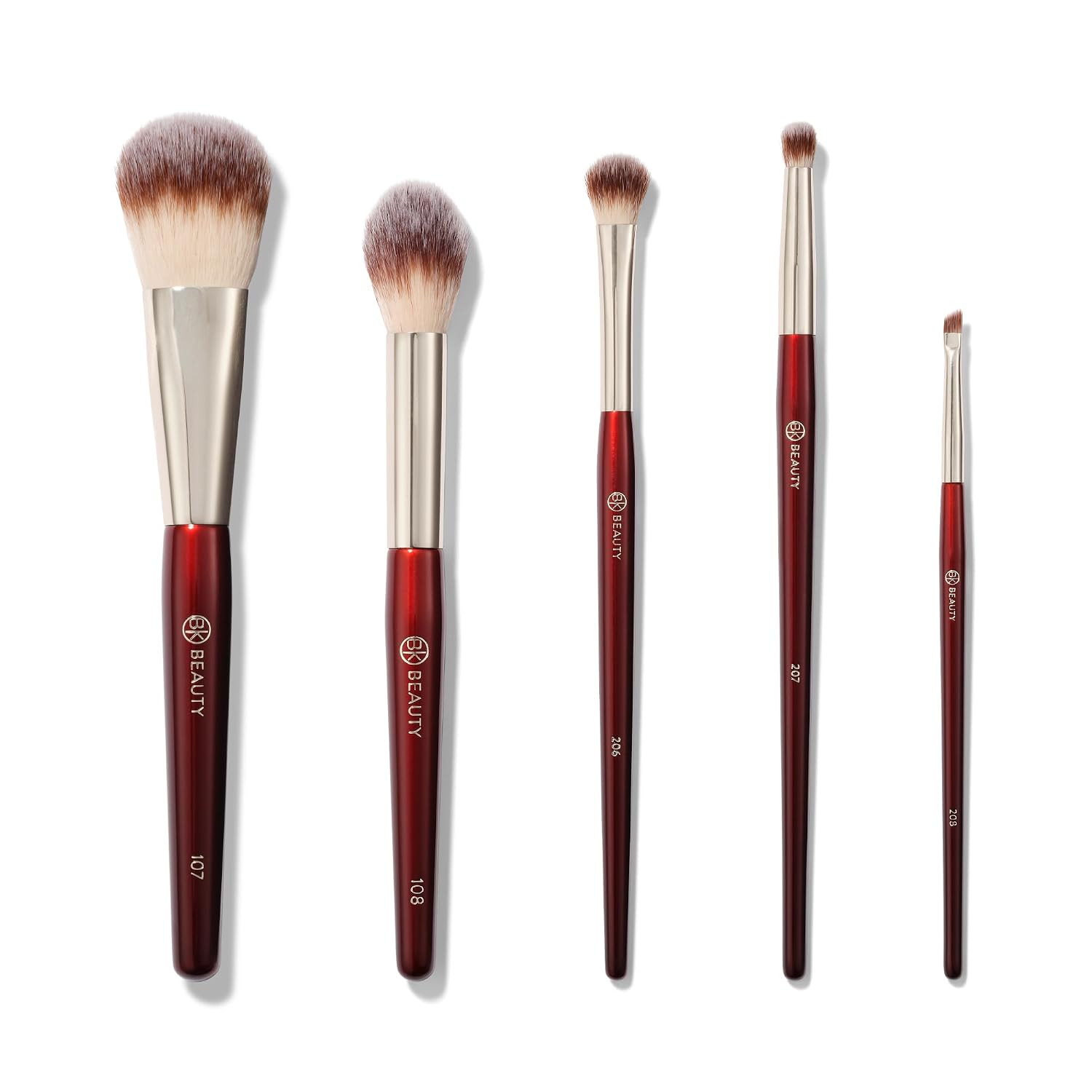 BK BEAUTY - PRECISION BRUSH COLLECTION (5PC) - Professional Makeup Brush Set for Bronzer, Blush, Contour, Powder & Eye Makeup | Premium Face Brushes for Flawless Application | Amazon (US)