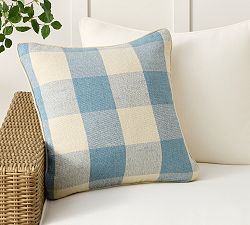 Sawyer Check Outdoor Pillow | Pottery Barn (US)